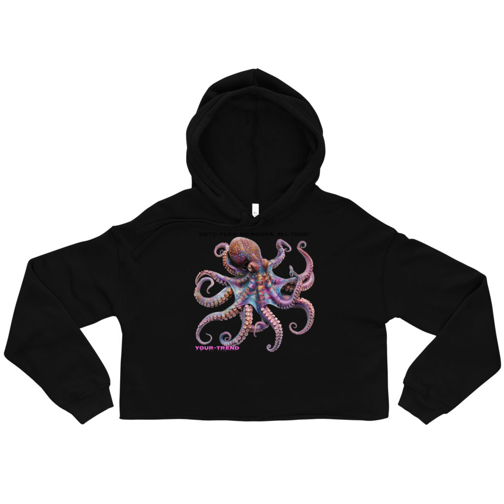 Octopus Crop Hoodie Vol. 1