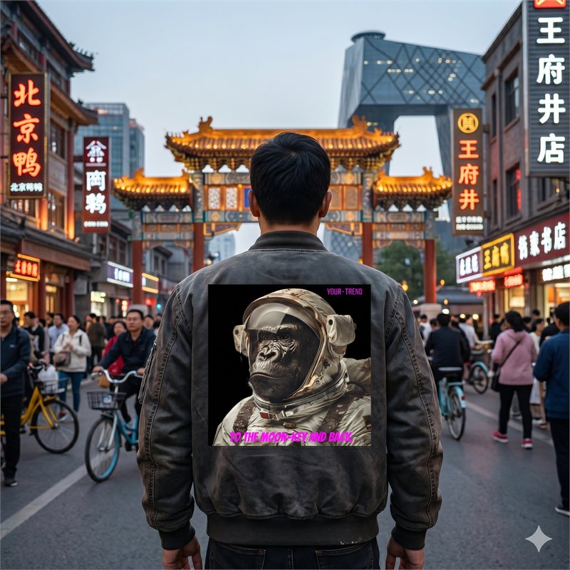 Astro Ape Print Backside — Wangfujing, Beijing