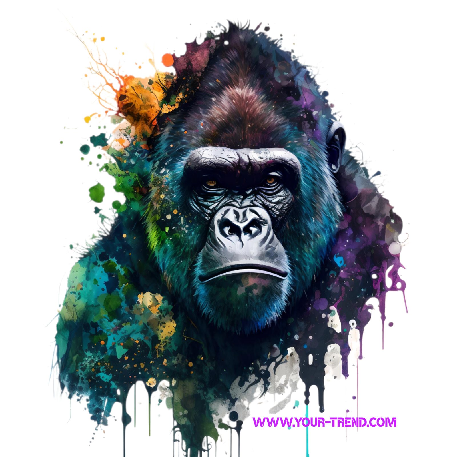 Silverback Pop-Art Print Design