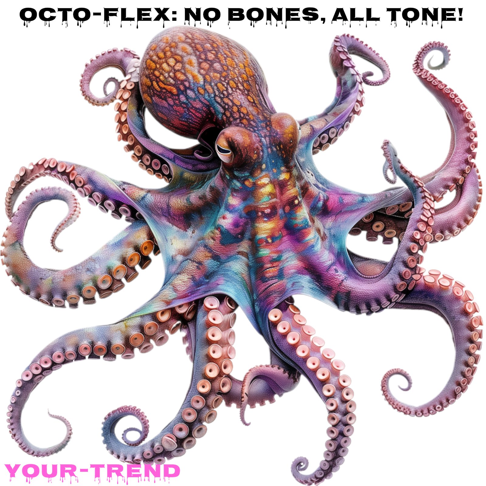 Octopus Pop-Art Print Design